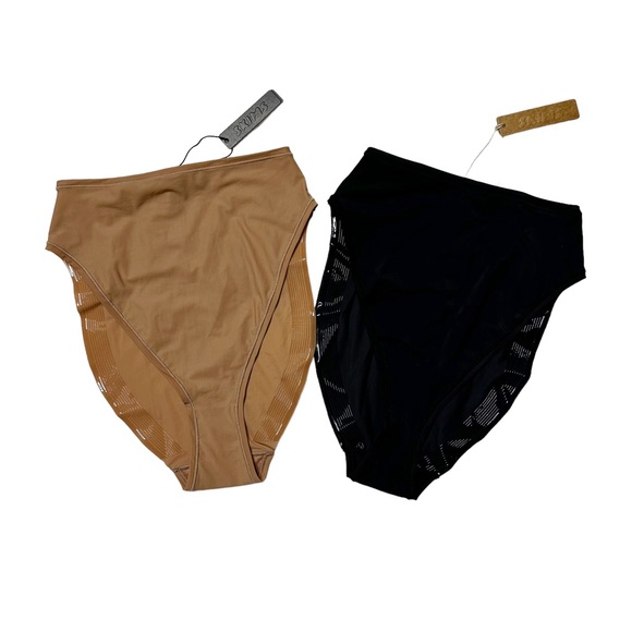 NWT Skims Jelly Sheer High Waisted Cheeky Brief in Onyx Women’s XXS - Picture 1 of 10